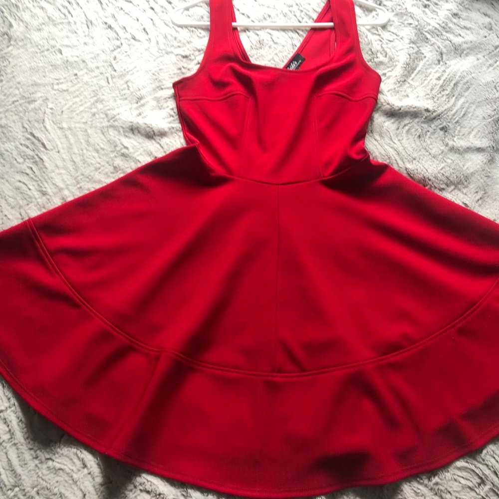 LULU’S HOME BEFORE DAYLIGHT RED DRESS